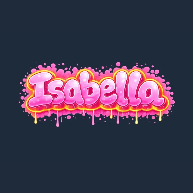 ISABELLA GRAFFITI NAME FOR PERFECT GIFT PRINTABLE 