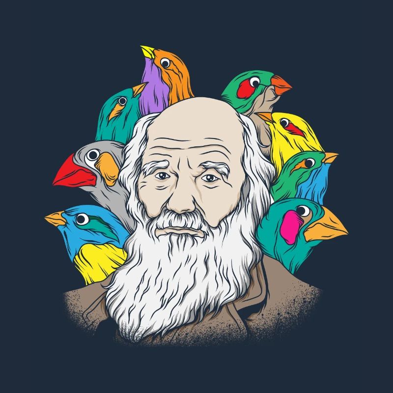 Charles Darwin Portrait Gift Evolution