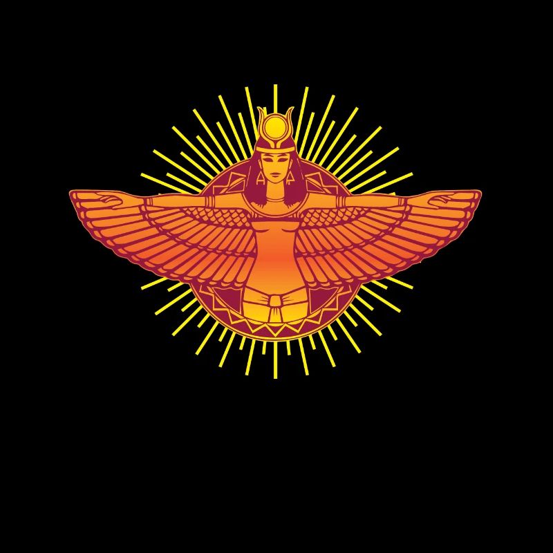 Déesse égyptienne Isis Sacrée Egypte Archéologue