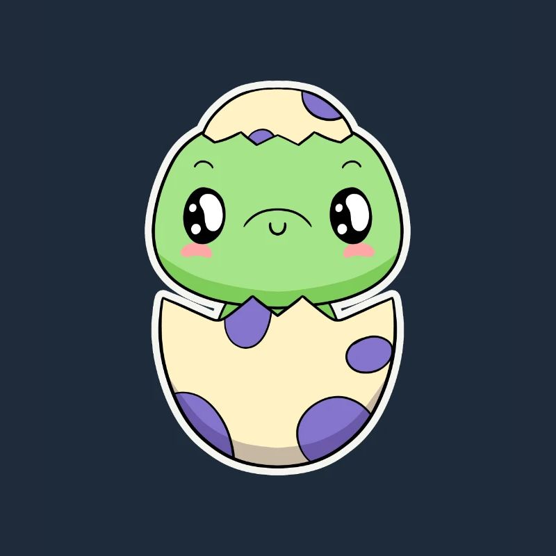 Small dinosaur from the egg