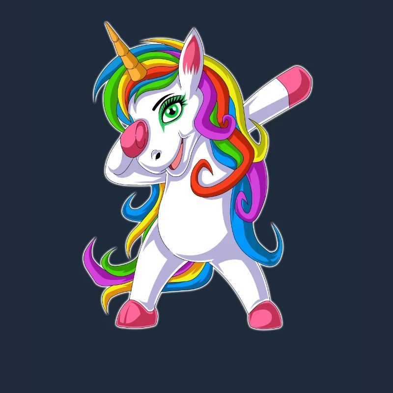 dabbing Einhorn