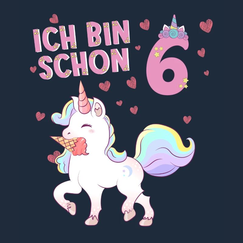 ich bin schon 6 Einhorn