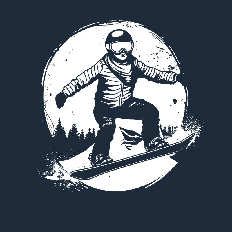 Dessin de snowboarder