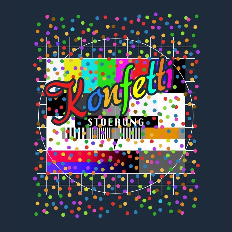 Konfetti Störung Testbild Kostüm Karneval