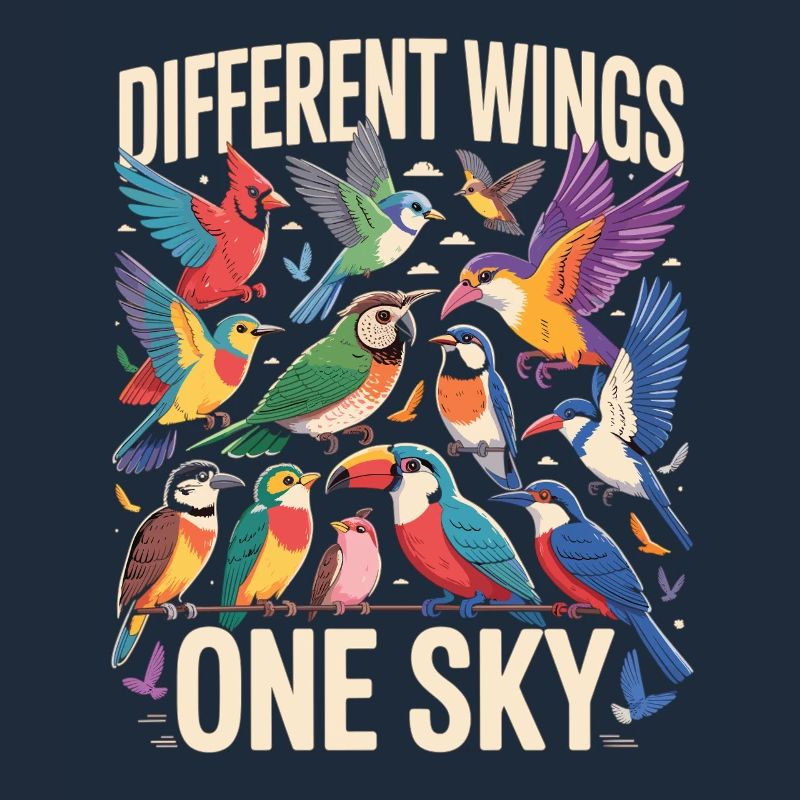 Different Wings One Sky Vogel