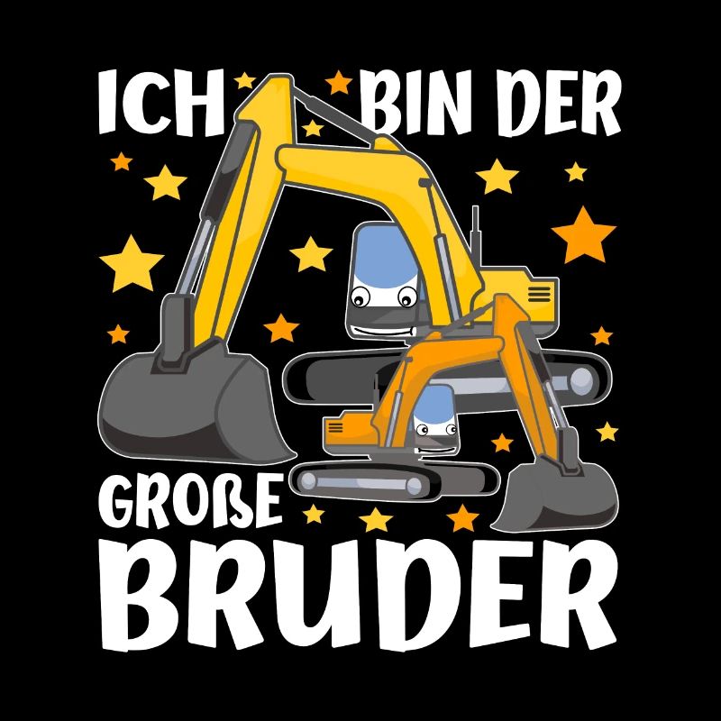 Geschwister Ich Bin Der Grosse Bruder Bagger