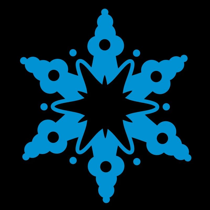 A snow crystal