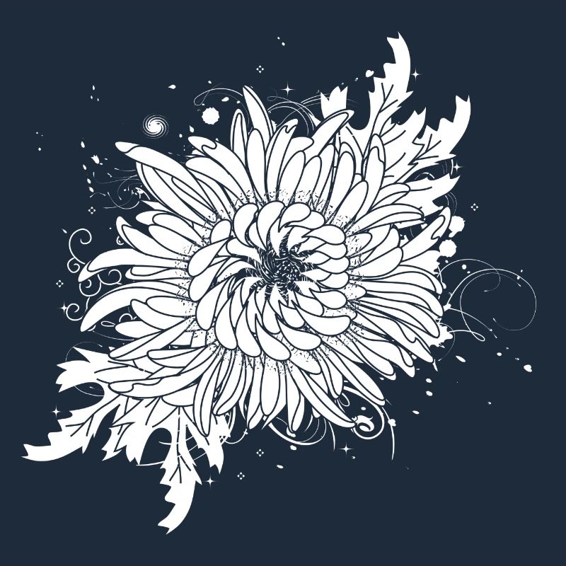 white chrysanthemum