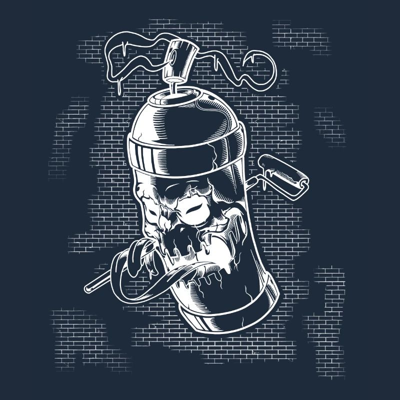 Graffiti spray can