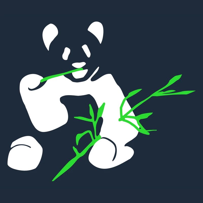 Panda avec bambou