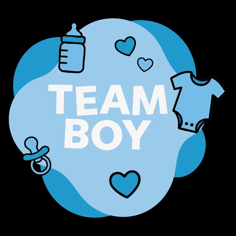 Conception de la douche de bébé de l’équipe Boy