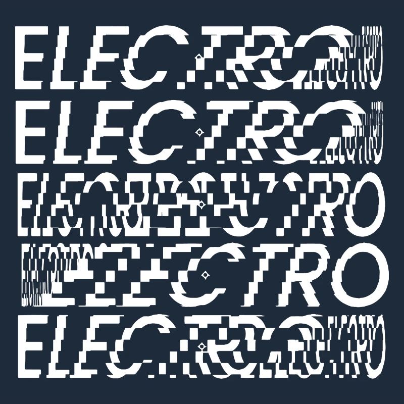 Électro-typographie Glitch