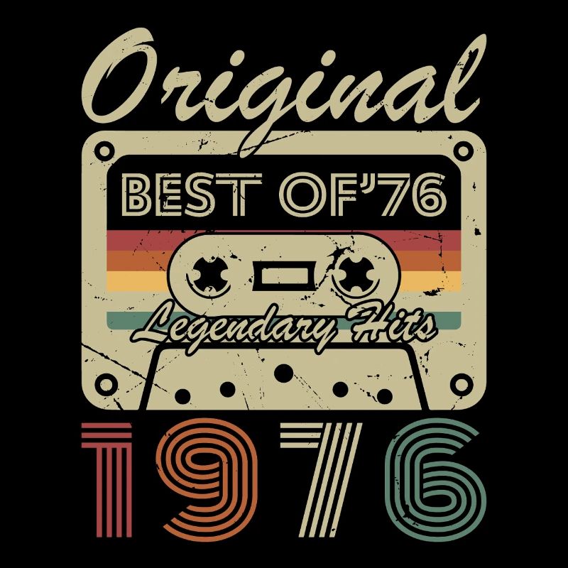 1976 Vintage Retro Geburtstagsgeschenk