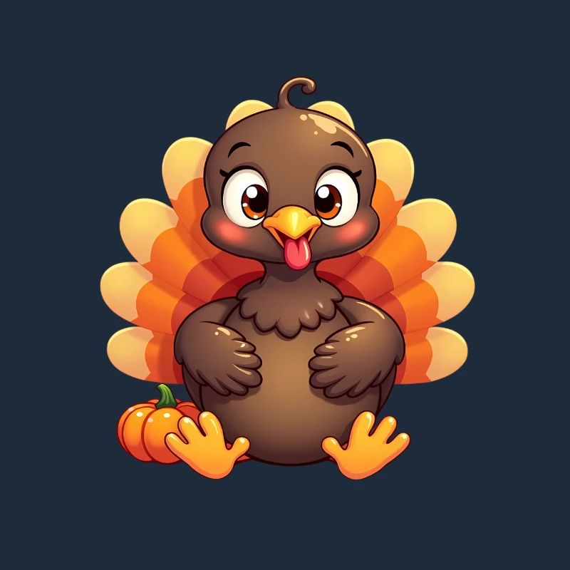 Bébé dinde de Thanksgiving