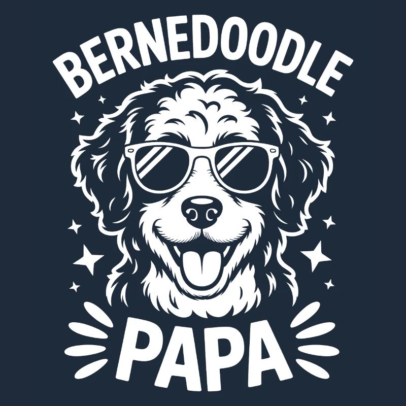 Bernedoodle Spruch Papa Witz Bernedoodle Geschenk