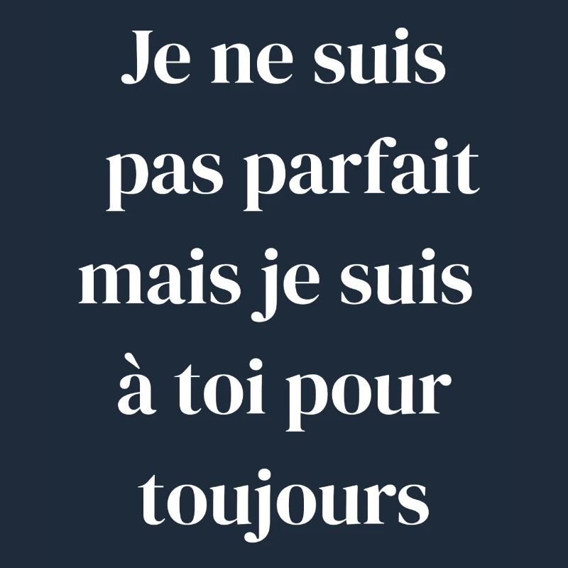 Amour éternel malgré les défauts