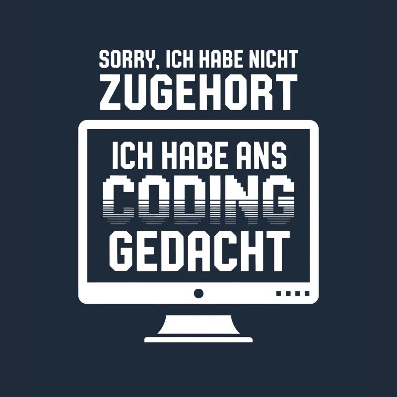Coding Gedanke statt Zuhören