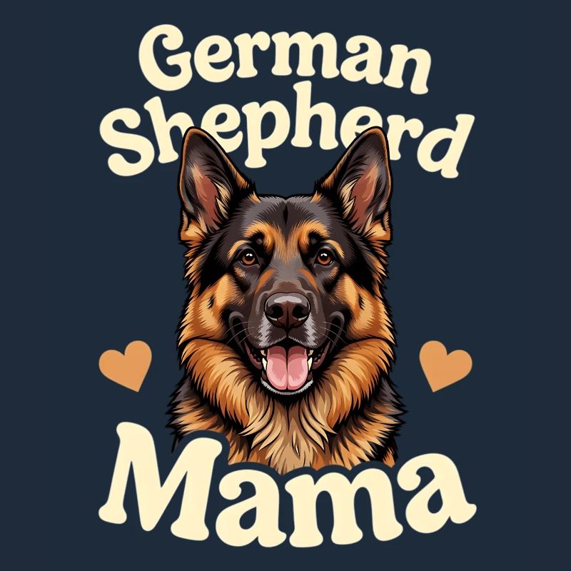 German Shepherd Mama Schäferhund Geschenk