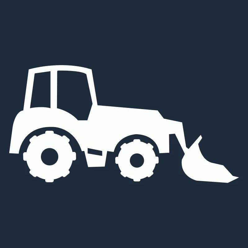 Traktor Silhouette Frontlader