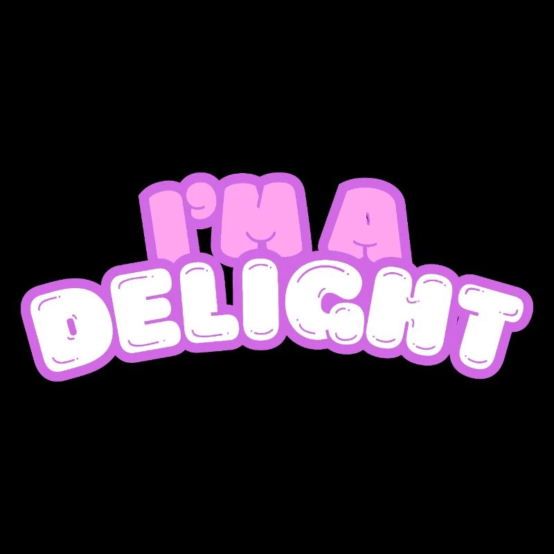 Im Delight Bubble Text