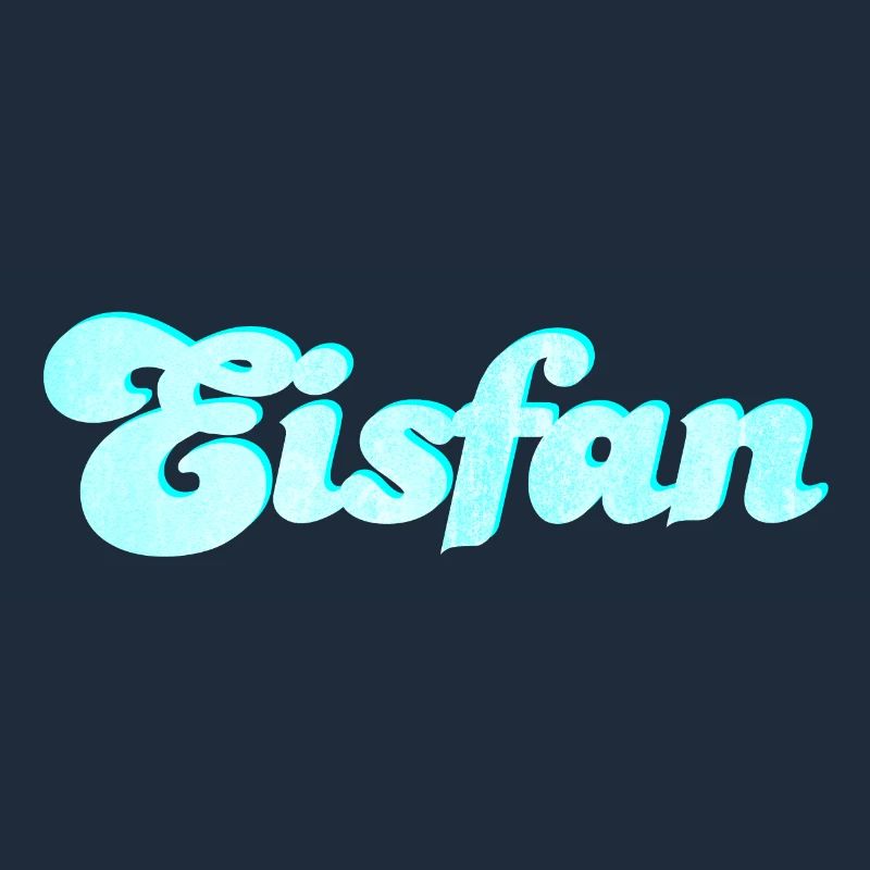 Eis Fan Eiscreme süß Sommer Eiskrem Handschrift