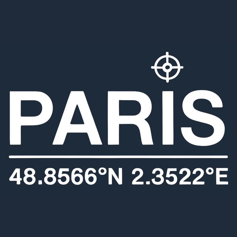 Paris Coordinate Frankreich Reise