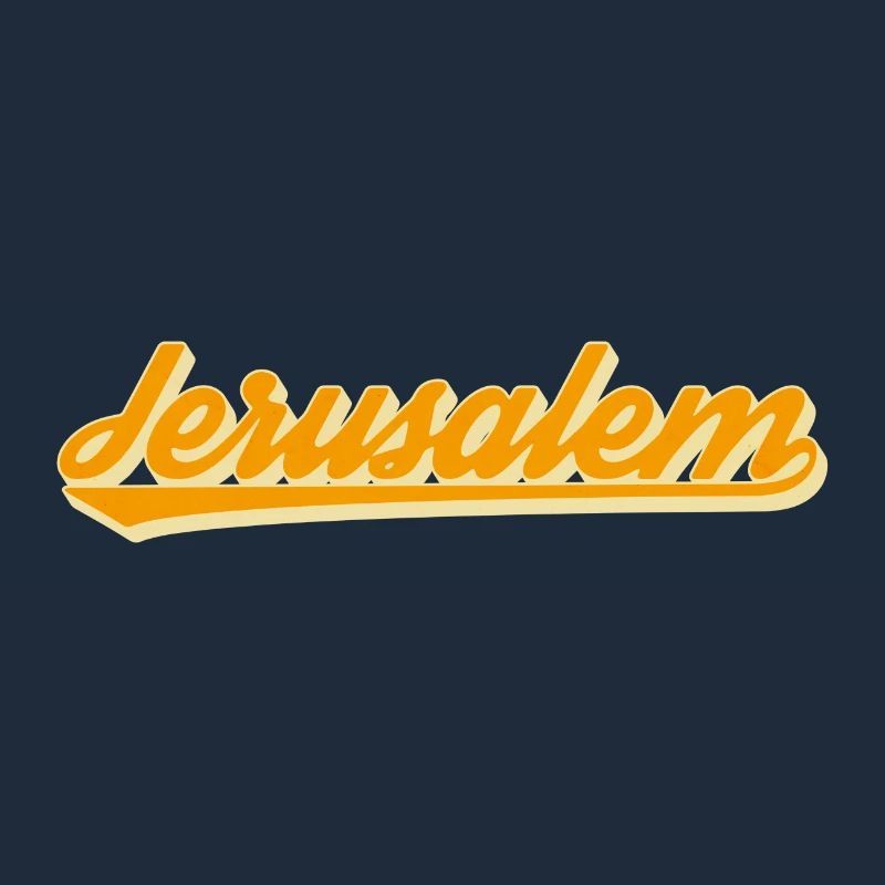 Jerusalem Retro Script