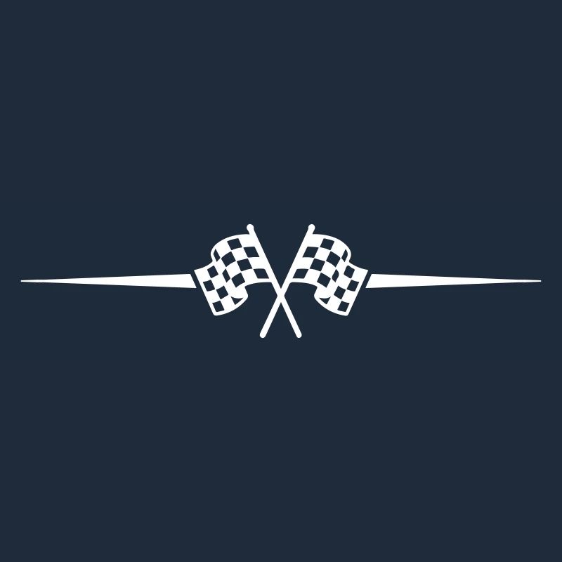 Icône de course de drapeau de course