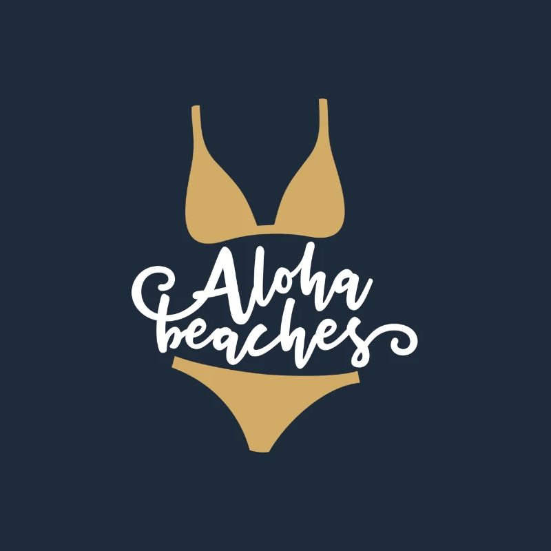 Aloha summer bikini swimsuit beach gift