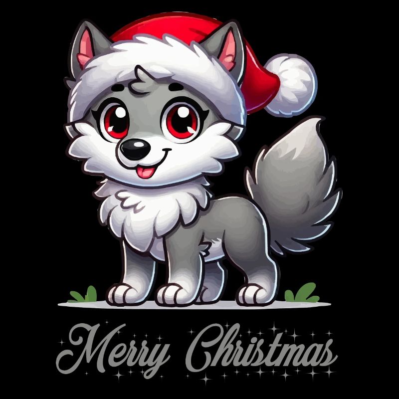 Loup Joyeux Noël