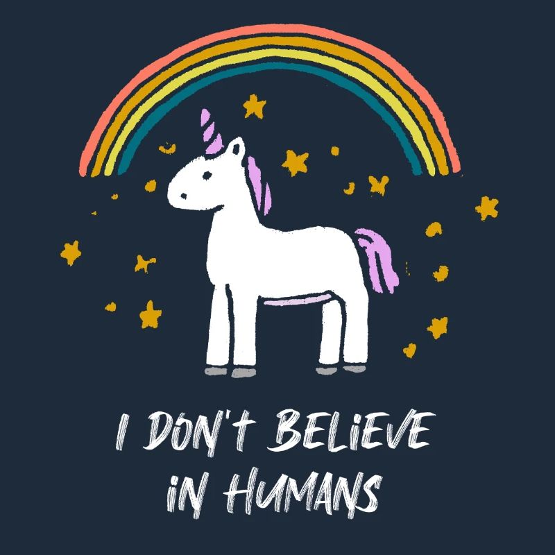 Ich glaube nicht an Menschen Einhorn