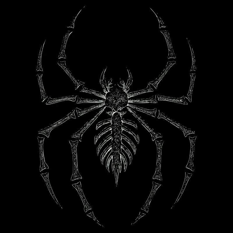 Gothic Skeleton Spider 90's