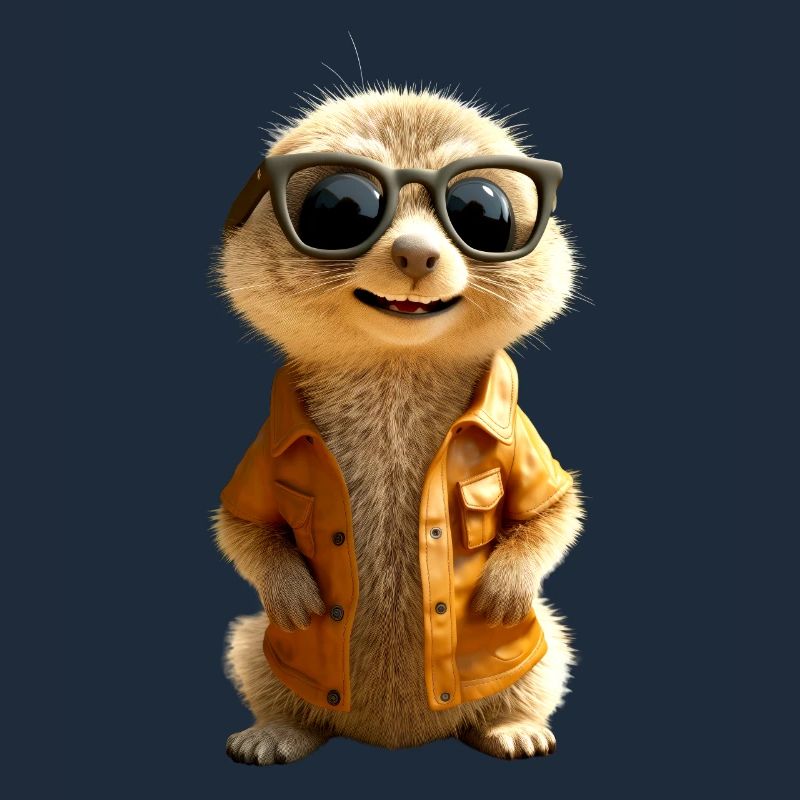 Erdmännchen Sonnenbrille Süßes Surikate Liebhaber