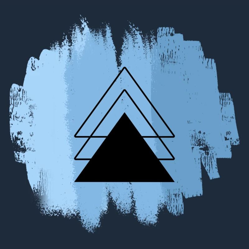 Blue Triangle Overlay