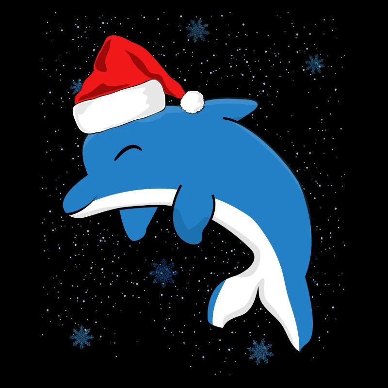 Weihnachts Delphin