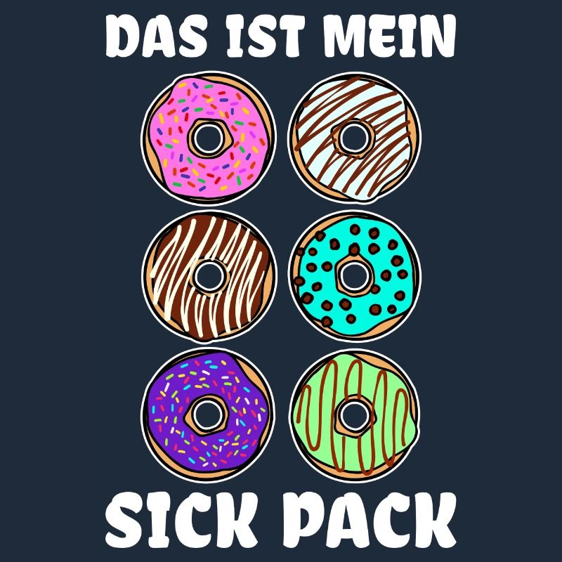 Lecker Naschen Donut Süßigkeiten Statement