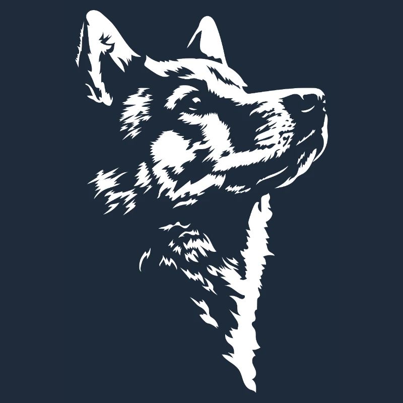 Finnish Spitz Silhouette Hunde Hund Wilsigns