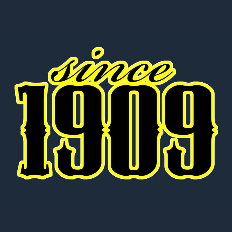 since 1909 (black)