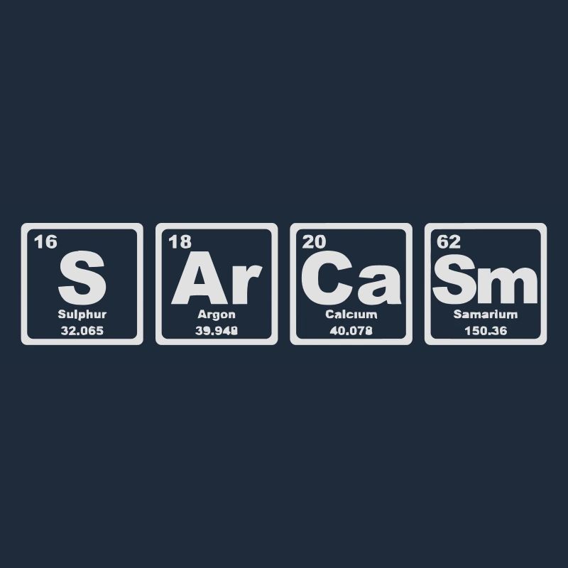 SARKASMUS PERIODENSYSTEM