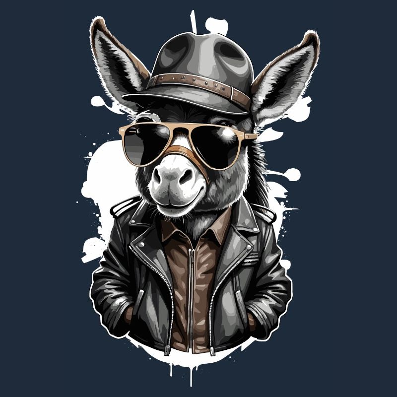 Cooler Esel