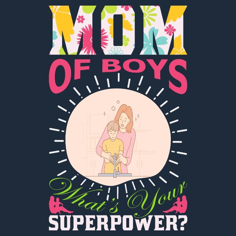 Jungen-Mama-Superkraft lustiges Muttertagsgeschenk
