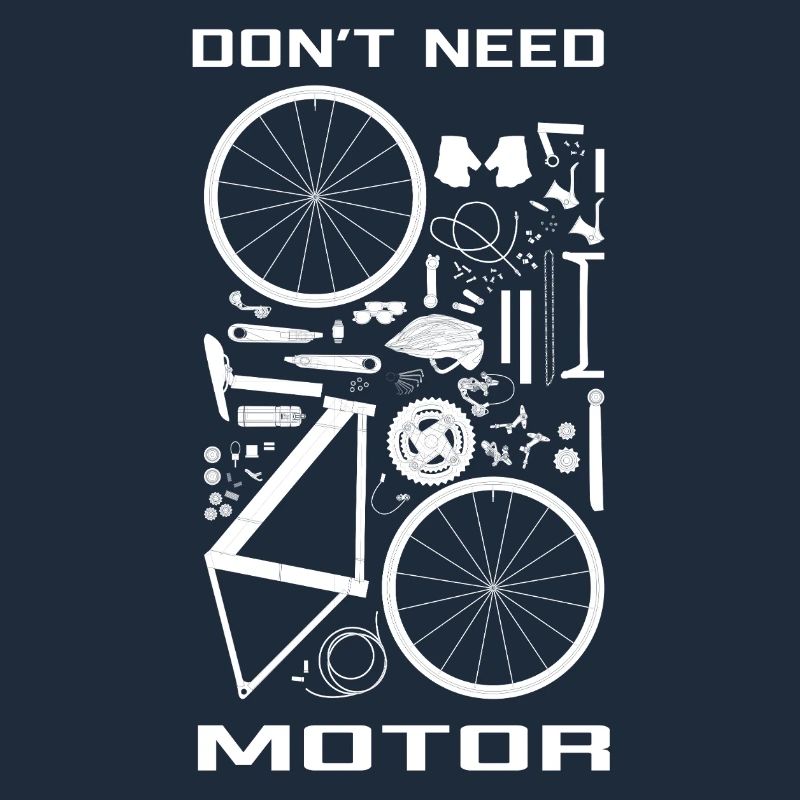 Don't need motor,  just your legs ! 