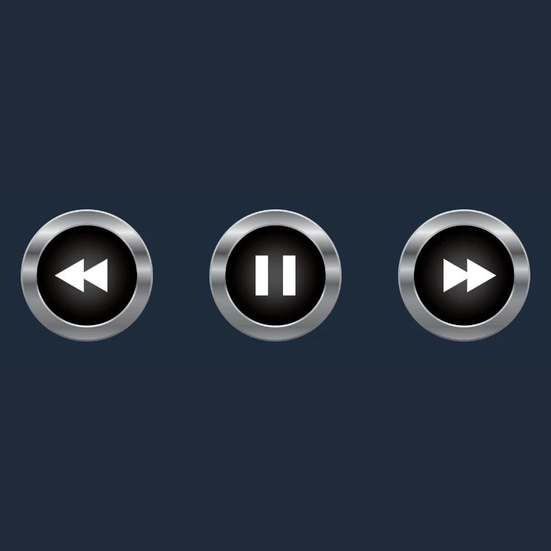 Audio control buttons
