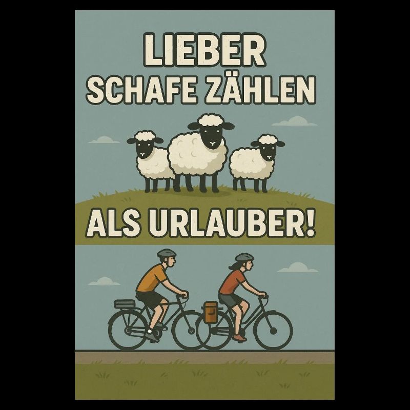 Lieber Schafe zählen als Urlauber