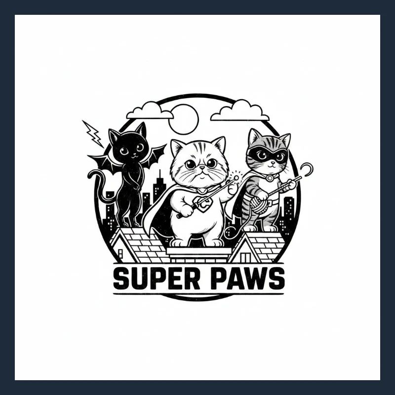 Super Paws Band Cats