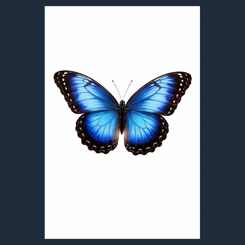 Blue Butterfly Wings