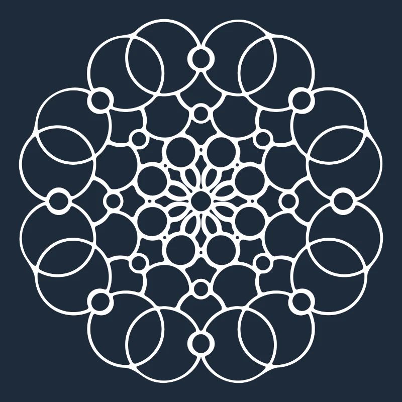 Geometric Mandala Round Pattern Circles Shape