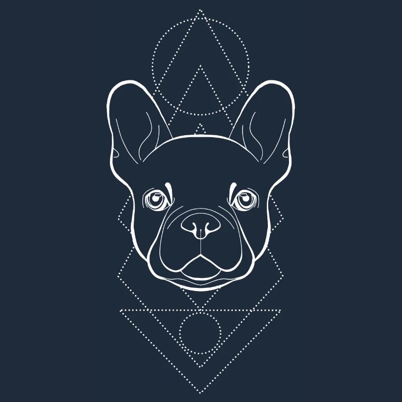 Frenchie Geometric (white)