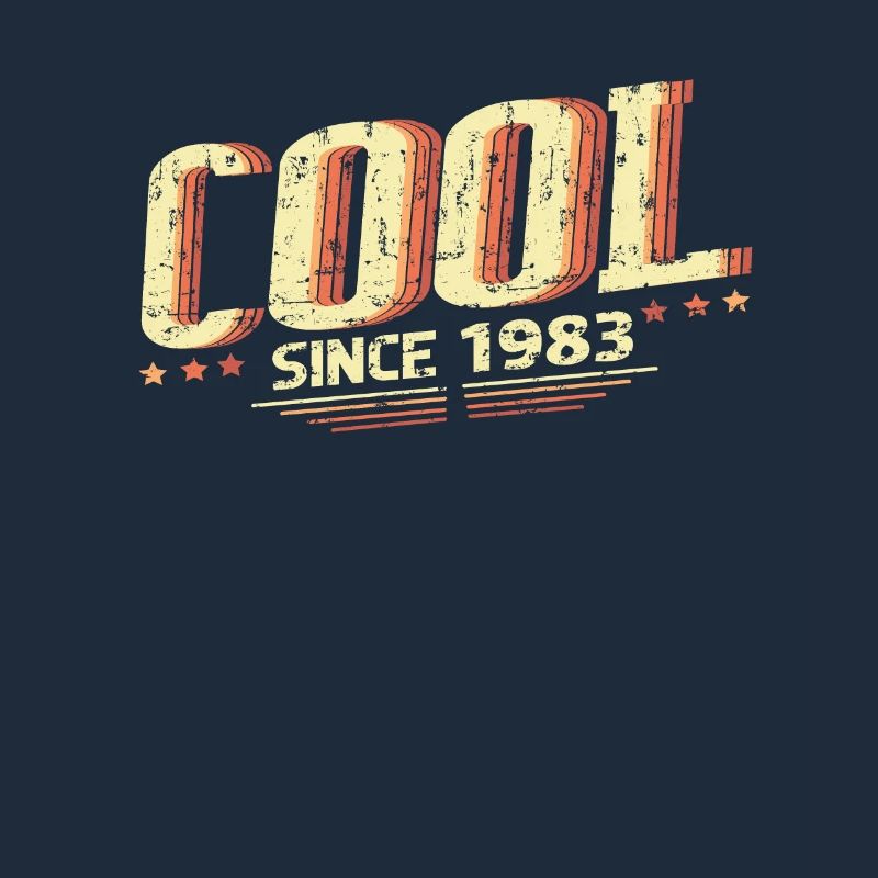 Cool seit 1983 Sprüche Geburtstag Modern