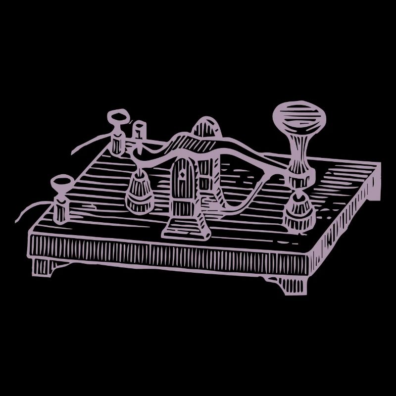 Vintage Morsecode Gerät, Retro Kommunikation